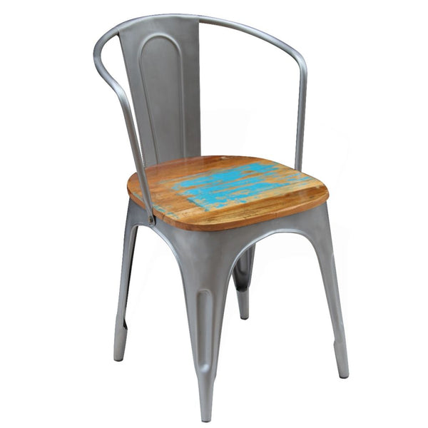 vidaXL Dining Chairs 2 pcs Solid Reclaimed Wood - Vision store of the future