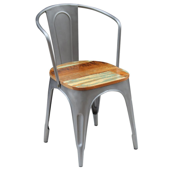 vidaXL Dining Chairs 2 pcs Solid Reclaimed Wood - Vision store of the future