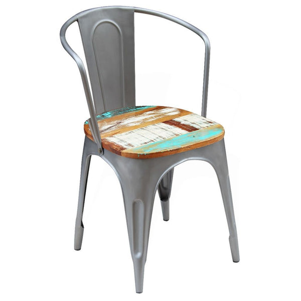 vidaXL Dining Chairs 2 pcs Solid Reclaimed Wood - Vision store of the future