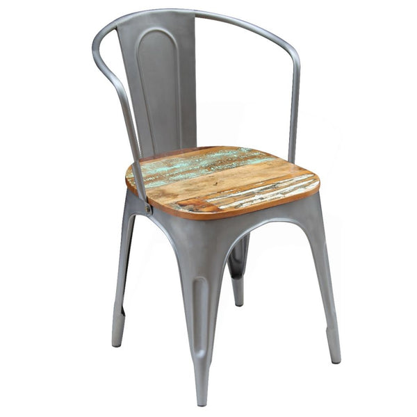 vidaXL Dining Chairs 2 pcs Solid Reclaimed Wood - Vision store of the future