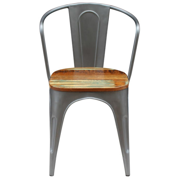 vidaXL Dining Chairs 2 pcs Solid Reclaimed Wood - Vision store of the future