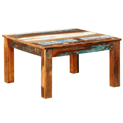 vidaXL Coffee Table Square Reclaimed Wood - Vision store of the future