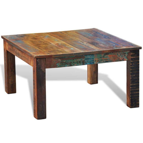 vidaXL Coffee Table Square Reclaimed Wood - Vision store of the future
