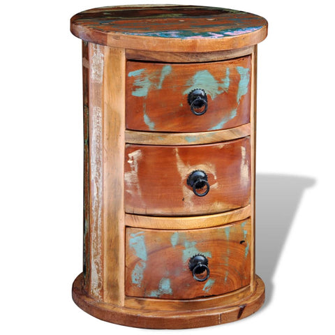 vidaXL Reclaimed Cabinet with 3 Drawers Solid Wood - Vision store of the future