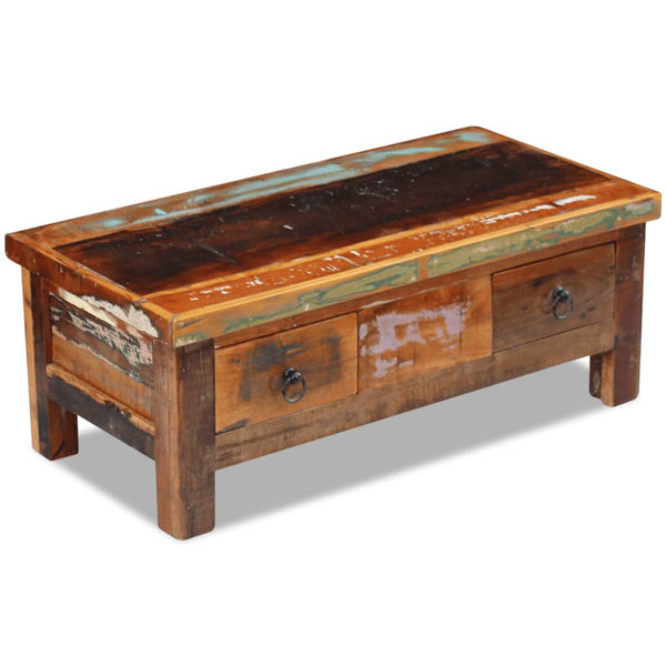 vidaXL Coffee Table Couch Stand Side End Desk Solid Mango Wood/Reclaimed Wood - Vision store of the future