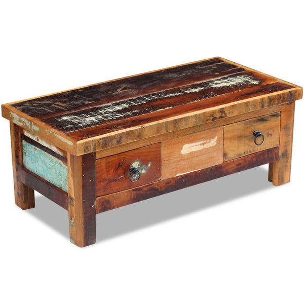 vidaXL Coffee Table Couch Stand Side End Desk Solid Mango Wood/Reclaimed Wood - Vision store of the future