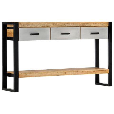 vidaXL Console Table 51.1"x11.8"x29.9" Solid Mango Wood - Vision store of the future