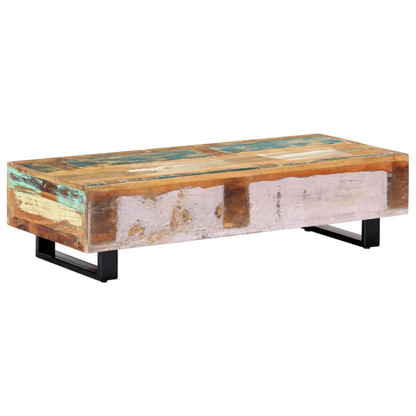 vidaXL Coffee Table 47.2"x19.7"x11.8" Solid Reclaimed Wood and Steel - Vision store of the future