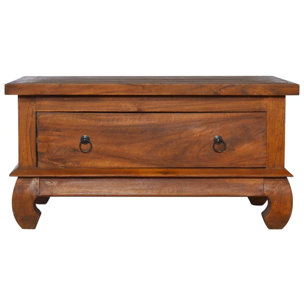 vidaXL Coffee Table End Side Accent Couch Reclaimed Teak Wood/Solid Teak Wood - Vision store of the future