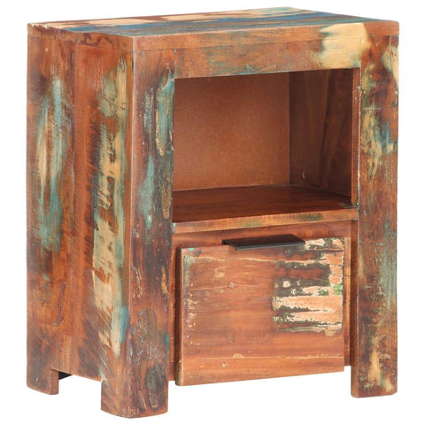 vidaXL Bedside Cabinet 15.7"x11.8"x19.7" Solid Reclaimed Wood - Vision store of the future