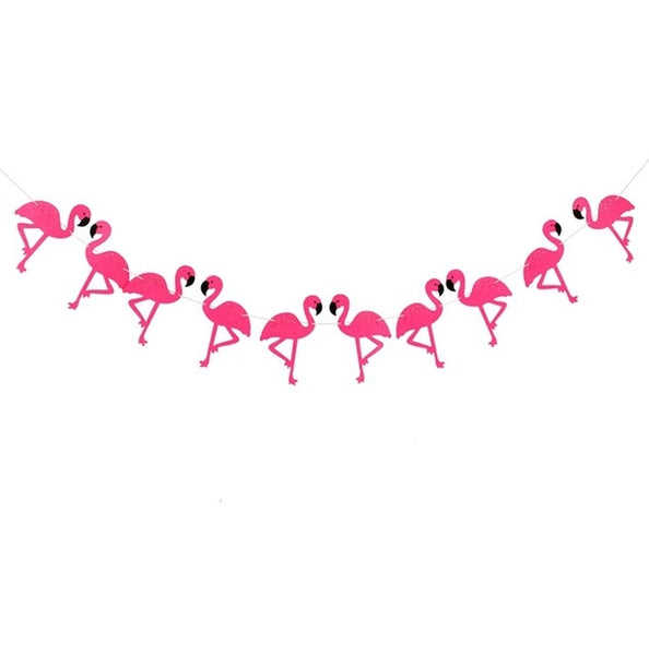 Flamingo Decoration Tropical Party Summer Beach Birthday Party Decor Events Flamingo Hawaii Hawaiian Party Decorations Supplies - Vision store of the future