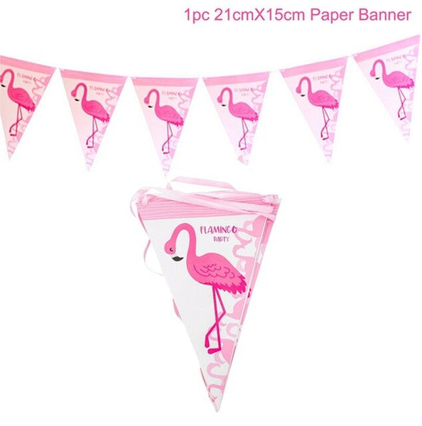 Flamingo Decoration Tropical Party Summer Beach Birthday Party Decor Events Flamingo Hawaii Hawaiian Party Decorations Supplies - Vision store of the future