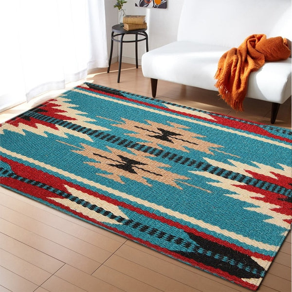 Nordic Bohemia National Style Carpet Flannel Soft Bedroom Sofa Table Mat Moroccan Home Decoration Rug and Carpet for Living Room - Vision store of the future