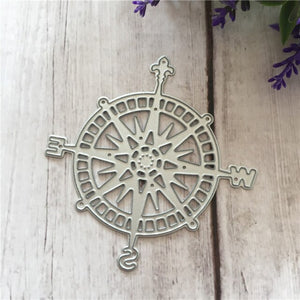 Nautical compass Metal Cutting Dies Scrapbooking Craft Dies Cuts DIY Album Card make Stencils die template - Vision store of the future