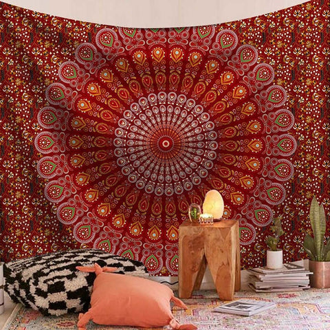 S/M/L Indian Tapestry Wall Hanging Mandala Hippie Gypsy Bedspread Throw Bohemian Cover - Vision store of the future