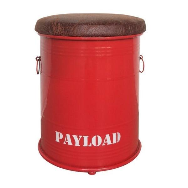 Retro bar chair oil bucket stool paint bucket bar stool circular tin bucket bar stool storage stool - Vision store of the future