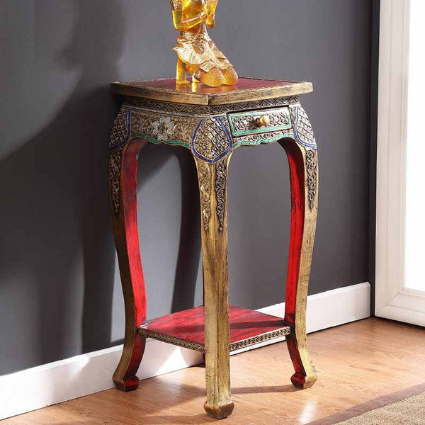 Southeast Asian Style Sofa Side Table Side Table Corner Table Thai Solid Wood Square Table Furniture Corner Small Table - Vision store of the future